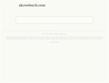 Tablet Screenshot of akcwebtech.com